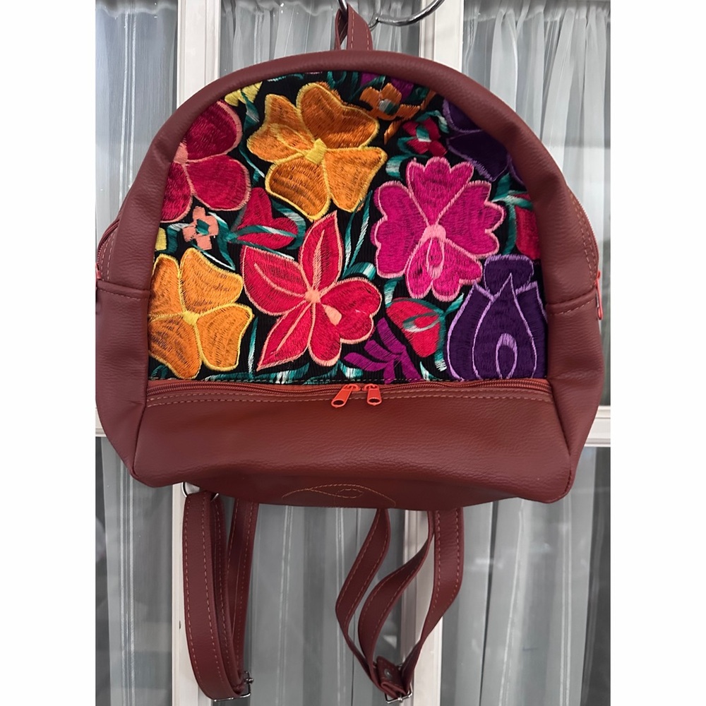 Mexican Embroidered Backpack